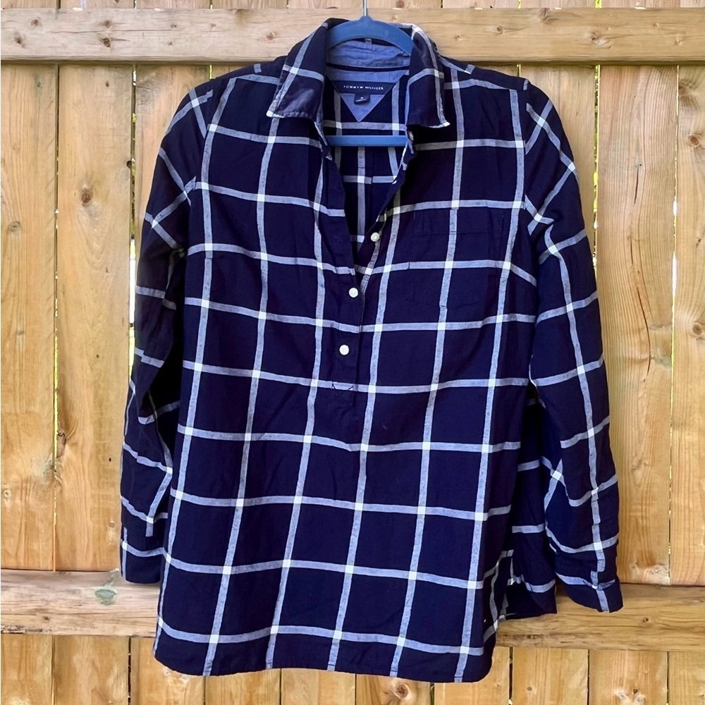 Fall Flannel | Tommy Hilfiger 🍁 | Quarter Buttondown